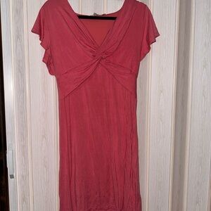 Loft pink wrap Dress